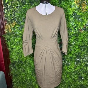 Lafayette 148 Olive Green Dress